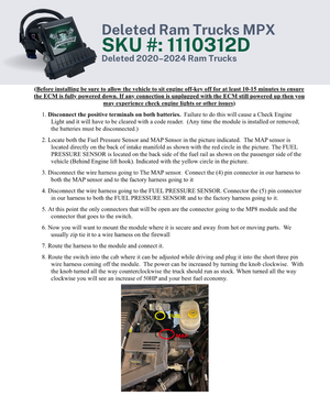 MPX for Deleted Ram Trucks (2020–2024)