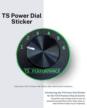 TS Power Dial Sticker