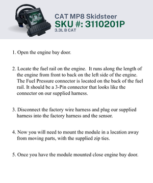CAT MP8 Pro Skidsteer