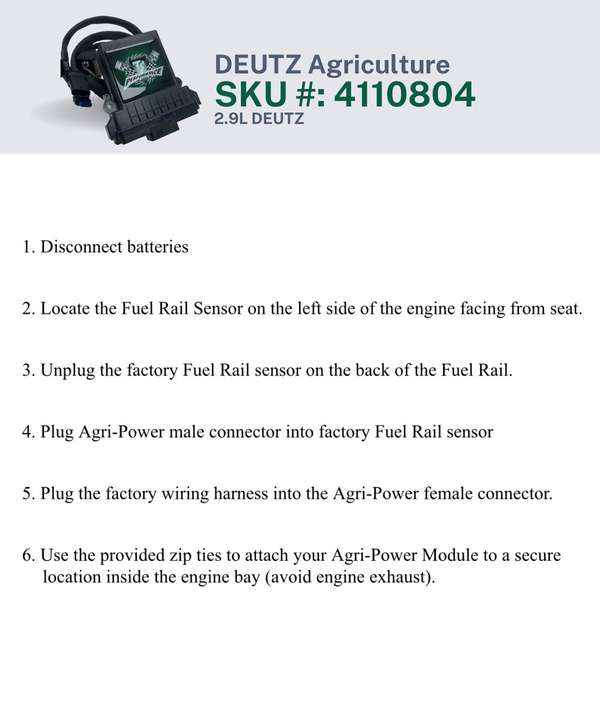 MP8 Pro for DEUTZ Agriculture - Shop TS Performance