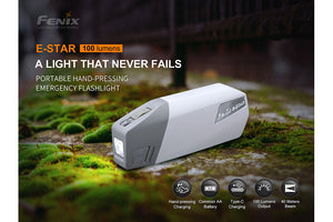 Fenix E-Star - Portable Self-powered Emergency LED Flashlight