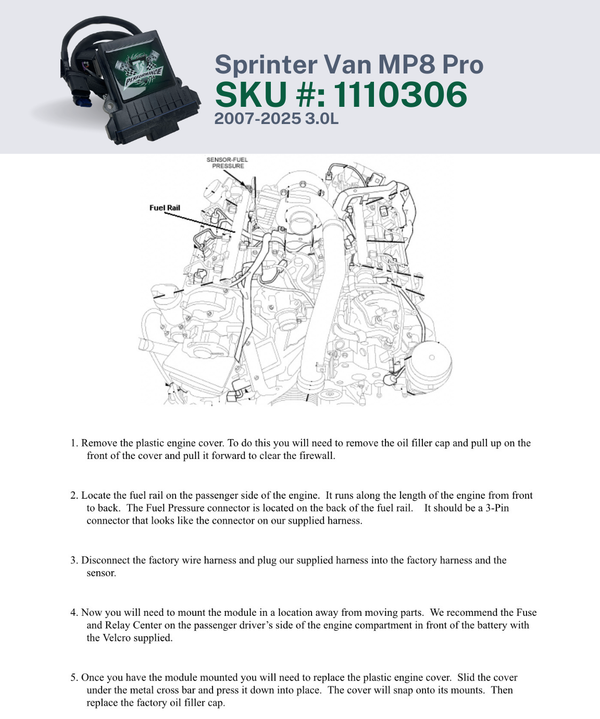 MP8 Pro for Sprinter Vans - Shop TS Performance