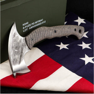 Compact tactical tomahawk with polymer composite handle